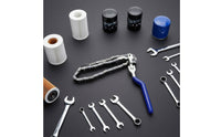 Double Chain Oil Filter Wrench Non-Slip Grip Oil Filter Removal Tool Heavy Duty