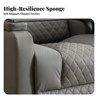 Ergonomic Gaming Seat with Footrest Reclining Function Ergonomic Sofa Chair with Footrest Adjustable Height Sturdy-Duty Build