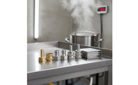 Efficient Cooling 20 Plate Wort Chiller Copper Brazed Heat Exchanger Compact Design Brewing Equipment for Homebrewers