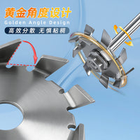 304 Stainless Steel Stirring Paddle with 8mm Hole for Laboratory Dispersion