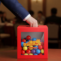 Paper Lottery Container Two Designs Party Supplies Easy to Assemble for Wedding
