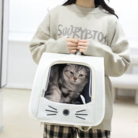 猫包外出便携透气宠物猫咪胸前背包小型犬大容量透明太空舱双肩包