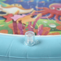 Leak Proof Design Baby Tummy Time Water Mat Easy to Set Up Inflatable Water Play Mat Foldable Infant Toy for Babies, Infants, Toddlers, Indoor