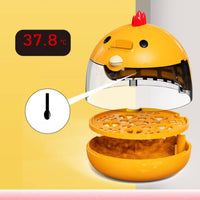 Mini Egg Hatcher Small Size Chicken Egg Hatcher Large Viewing Area Equipment for Kids, Home, Classroom