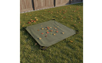 Leaf Collection Tarp with Handles Waterproof Foldable Leaf Bag Large Capacity Reusable Yard Waste Bag for Gardening