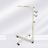 Adjustable Height Bike Rack with Hook Space-Saving Bike Stand with Hooks Non-Slip Cycle Parking Stand Heavy Duty for Cyclists, Apartment Dwellers, Indoor, Garage