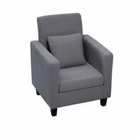 Upholstered rotating Chair dense-foam Foam padding Gaming Armchair Plush paddinging Includes Pillow for Remote Workers