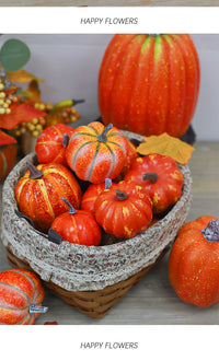 Realistic Foam Pumpkin Halloween Decoration