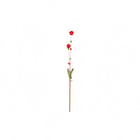 Cat Teaser Wand Toy Dangling Cat Wand with Bell Soft Lightweight for Cats, Playtime, Indoor Exercise