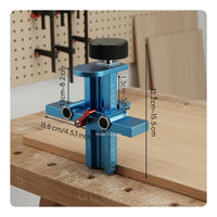 Cabinet Door Installation Jig 3-in-1 Carpentry Tool Backward Scale