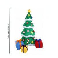 Christmas Tree with Candy Ornaments Tall Inflatable Tree with Star Topper Decorations Festive Decoration Colorful for Yard, Lawn