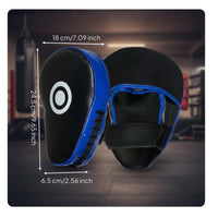 Ergonomic Curve Curved Focus Pads Shock Absorbing Boxing Hand Pad Wear-Resistant Taekwondo Kicking Target High-Density Foam for Boxers, Gym