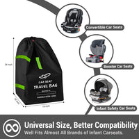 Oxford Fabric Travel Storage Bag for Child Safety Seat