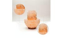 salts Lamp Ambient Mineral Crystal salts Lamp Calming Night Light for Bedside
