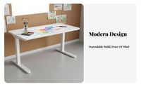 Large Desktop Height-Adjustable Study Desk and Chair Child-Safe Features Ergonomic Desk and Chair Combo Sturdy Construction children's Furniture Ample Storage for Students, Kids (3-15 years), Parents, Home Schooling, Bedroom, Playroom