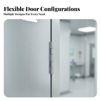 Rustproof Stainless Steel Locker Rust Resistant Metal Personnel Locker Dustproof Steel Storage Cabinet Heavy Duty for Employees, Homeowners, Cleanroom, Factory, Laboratory, Hospital