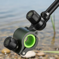 Aluminum Fishing Pole Stand Hands-Unrestricted Adjustable Fishing Pole Rest Clamp-on Rod Bracket Easy Assembly Clamp-on Rod
