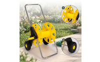 Garden Hose Reel Cart Portable Hose Reel Cart with Wheels Weather Resistant