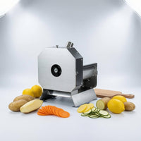 Adjustable Thickness Electric Stainless Steel Food Cutter Metal Housing Direct-Cut Food Cutter for Vegetable Slicing