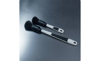 2 Pieces Car Detailing Brush Set Non-Scratch Car Detailing Brush with Gentle Bristles Compact