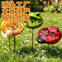 Animal Bee Water Feeder Resin Craft Garden Decoration