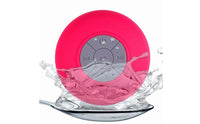 Rechargeable Battery Waterproof Shower Speaker Built-in Audio Pickup Suction Cup Bluetooth Speaker 360° Surround Sound for Poolside