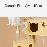 Multi-Level Cat Tree with Sisal Scratching Post