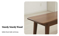 Multi-Purpose Backless Wooden Bench adaptable Wooden Plank Bench Minimalist Design Long Stool minimal design for Families, Homeowners, Interior Decorators, Living Room, Bedroom, Entryway, Hallway