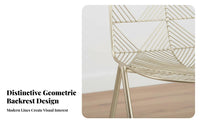 Nordic design Shell rear Vanity Chair Modern Design Shell rear Chair Gold Legs Upholstered Seat Minimalist Aesthetic for Guests, Homeowners, Interior Decorators, Bedroom, Dining Room, Home Office, Reception Area