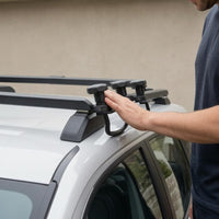 Securing Straps Roof Box Mounting Kit Safety Pads U-Bolt Clamp Kit Threaded Metal Bolts Roof Box U-Bolt Bracket Scratch Protection