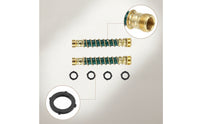 2 Pieces Hose Protector with Spring Proof Faucet Connector Leak-Unrestricted