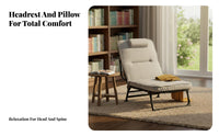 Adjustable Folding Lounger No Assembly Required Adjustable Padded Lounger