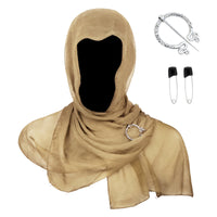 Lightweight Wrap Scarf Delicate and Fine Gauze Shawl Skin-Friendly Gauze Scarf for Headwear
