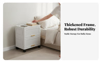 Single-Drawer End Table Modern design Nightstand Elegant Design for Small Spaces
