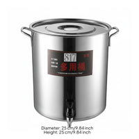 Stainless Steel Spigot Container Versatile Large Water Container with Tap Large Tap Drink Dispenser Easy to Clean for Chefs