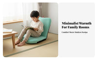 Plush Flower-Shaped Lounger Fully Filled Floor Chair Lightweight for Bay bay window