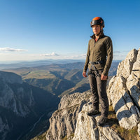 Mountaineering Helmet Guarding Operations Helmet Shock Absorbing for Climbers, Rock Climbing, Cave Exploration