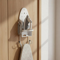 Wall Iron Holder Easy to Install Iron Board Rack Heavy Duty for Hotel Owners