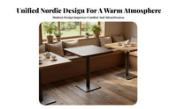 Comfortable Seating Restaurant Booth and Table Set Long-Lasting Upholstered Restaurant Booth High Weight Capacity Solid Wood Dining Set Original Design for Cafe Owners, Interior Designers, Event Planners, Tea House, Eatery, Wedding Receptions, Kitchen