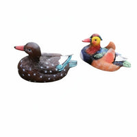 Simulated Waterfowl Couple, Resin Floating Fish Pond, Garden Decor