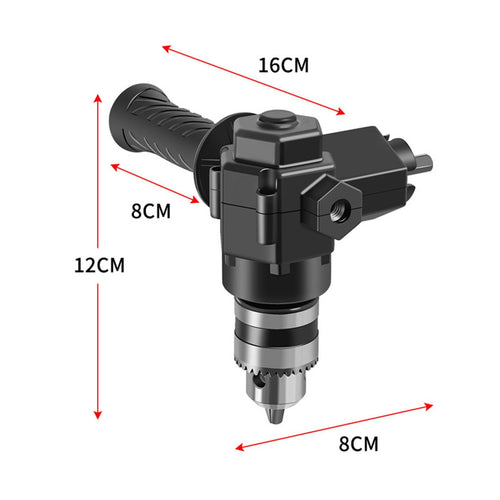 Right Angle Attachment Shock-Resistant Ready 90 Degree Adapter 360° Rotatable
