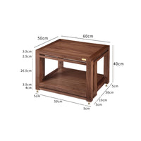 AV Media Tower Floor Standing Audio Cabinet Solid Wood Audio Component Shelf Wooden Amplifier Stand with Vibration Damping and Engineered Structure Suitable for Living Room Listening Space