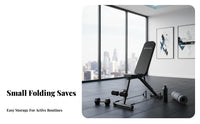 AdjustTorso and Legsle Sit-up Bench FoldTorso and Legsle Design Multi-Position Weight Bench Space-Saving StTorso and Legsle