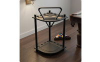 8 Hole Pool Cue Stand Floor Pool Cue Rack Easy to Assemble Game Room Storage