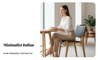 Minimalist Design Upholstered Side Chair Italian design Upholstered Armchair Modern Aesthetic Seating Furniture Ergonomic backrestrest for Interior Designers, Homeowners, Business Owners, Dining Room, Hotel, Restaurant, Home Office