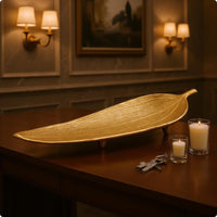 Decorative Leaf Tray Heavyweight House Decoration Multi-Use