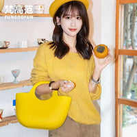 梵高范购购包防水通勤百搭手提包高颜值轻便手拎包菜大容量篮子包