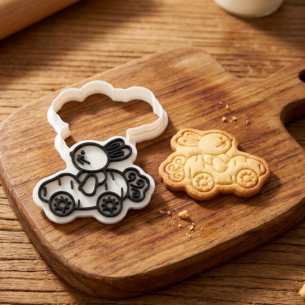 Easter Cookie Food Grade Easter Cookie Set Easy to Use Fondant Press Press for Crafters, Holiday Celebrations, Family Gathering