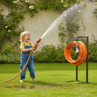 Garden Hose Stand Freestanding Garden Hose Rack Metal Organizer for Gardeners, Homeowners, Yard, Patio, Lawn