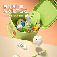 Multifunctional Pretend Play Kitchen Medical Cosmetic Storage Box for Kids